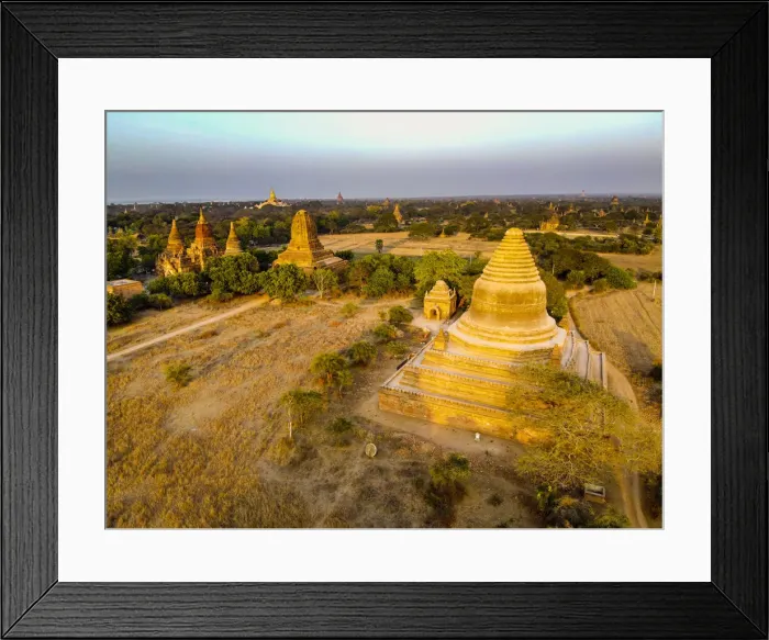 Framed Print : Aerial of the temples of Bagan (Pagan), Myanmar (Burma), Asia Framed Print : Aerial of the temples of Bagan (Pagan), Myanmar (Burma), Asia