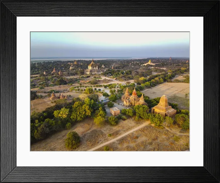Framed Print : Aerial of the temples of Bagan (Pagan), Myanmar (Burma), Asia Framed Print : Aerial of the temples of Bagan (Pagan), Myanmar (Burma), Asia