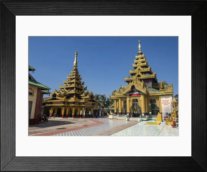 Framed Print : Shwemawdaw Pagoda, Bago, Myanmar (Burma), Asia Framed Print : Shwemawdaw Pagoda, Bago, Myanmar (Burma), Asia