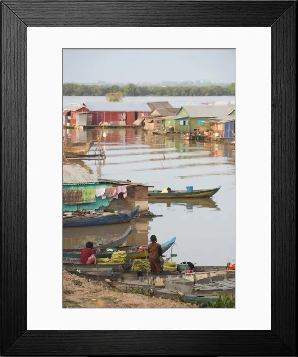 Framed Print : Floating village, Cambodia, Indochina, Southeast Asia, Asia Framed Print : Floating village, Cambodia, Indochina, Southeast Asia, Asia