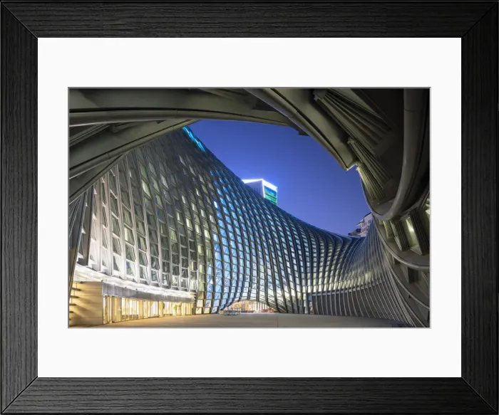 Framed Print : Phoenix International Media Centre at dusk, Beijing, China, Asia Framed Print : Phoenix International Media Centre at dusk, Beijing, China, Asia