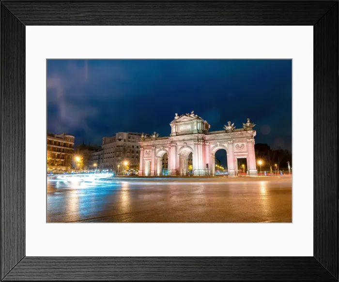 Framed Print : Puerta de Alcala, regarded as the first modern post-Roman triumphal arch built in Europe Framed Print : Puerta de Alcala, regarded as the first modern post-Roman triumphal arch built in Europe