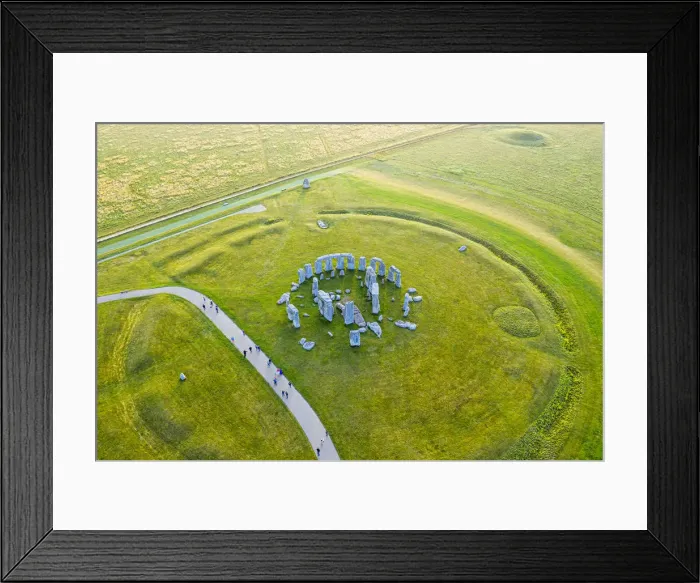 Framed Print : Stonehenge viewed from above, UNESCO World Heritage Site, Salisbury Plain, Wiltshire Framed Print : Stonehenge viewed from above, UNESCO World Heritage Site, Salisbury Plain, Wiltshire