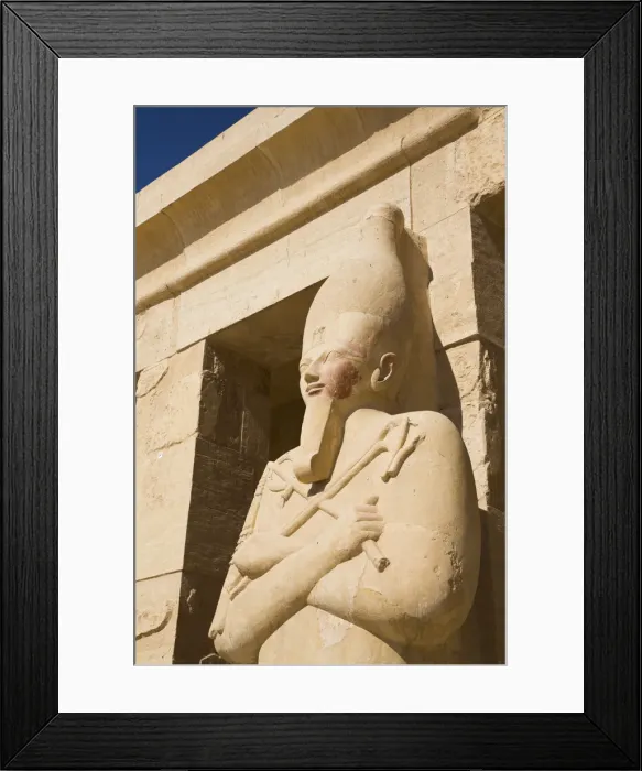 Framed Print : Statue of Queen Hatshepsut, Hatshepsut Mortuary Temple (Deir el-Bahri) Framed Print : Statue of Queen Hatshepsut, Hatshepsut Mortuary Temple (Deir el-Bahri)
