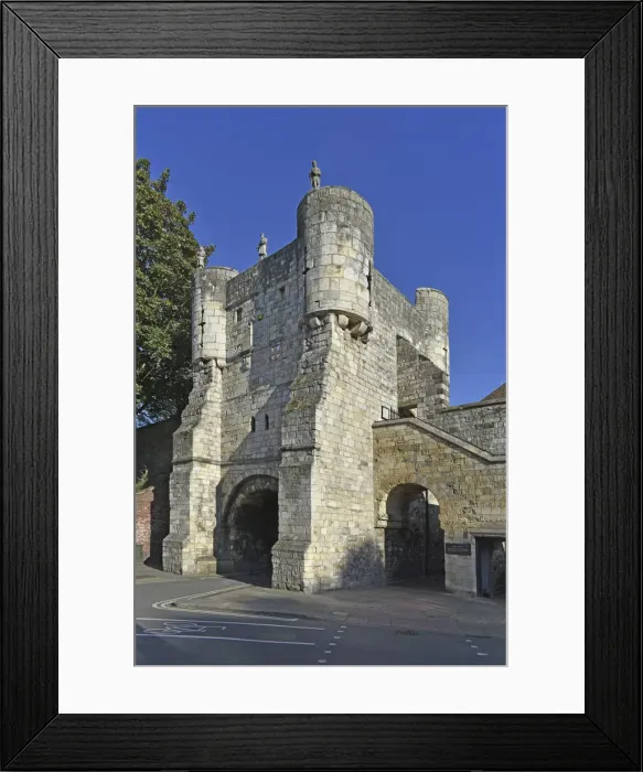 Framed Print : Bootham Bar, York, Yorkshire, England, United Kingdom, Europe