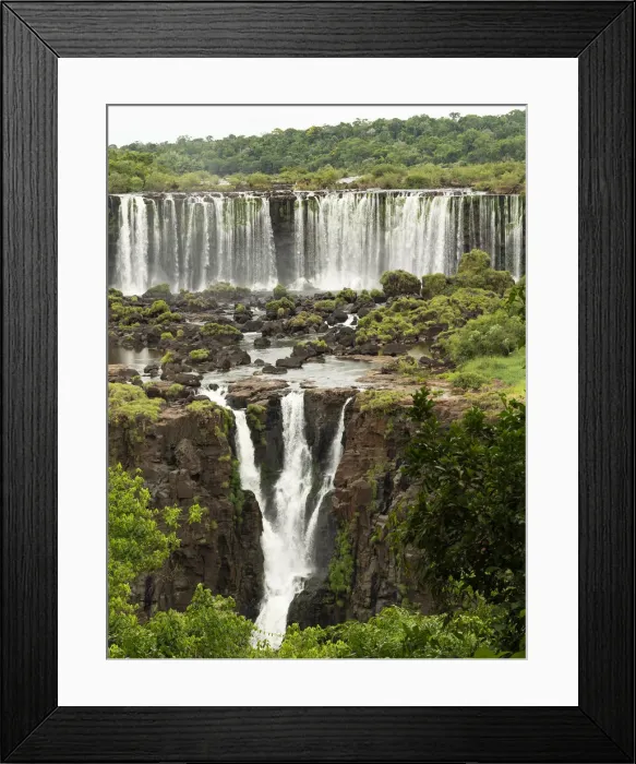 Framed Print : Iguazu Falls, Brazil, looking across to Argentinian falls, UNESCO World Heritage Site Framed Print : Iguazu Falls, Brazil, looking across to Argentinian falls, UNESCO World Heritage Site