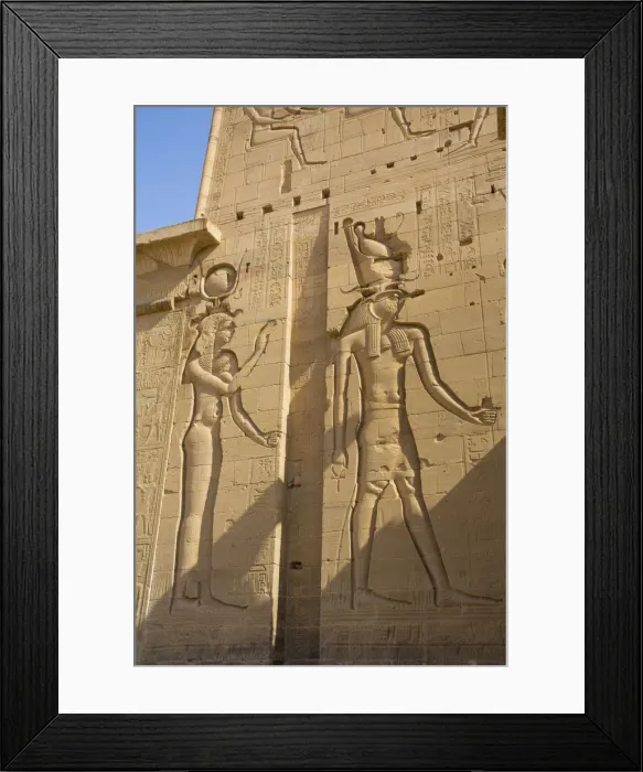 Framed Print : The First Pylon, Temple of Isis, UNESCO World Heritage Site, Philae Island, Aswan, Nubia Framed Print : The First Pylon, Temple of Isis, UNESCO World Heritage Site, Philae Island, Aswan, Nubia