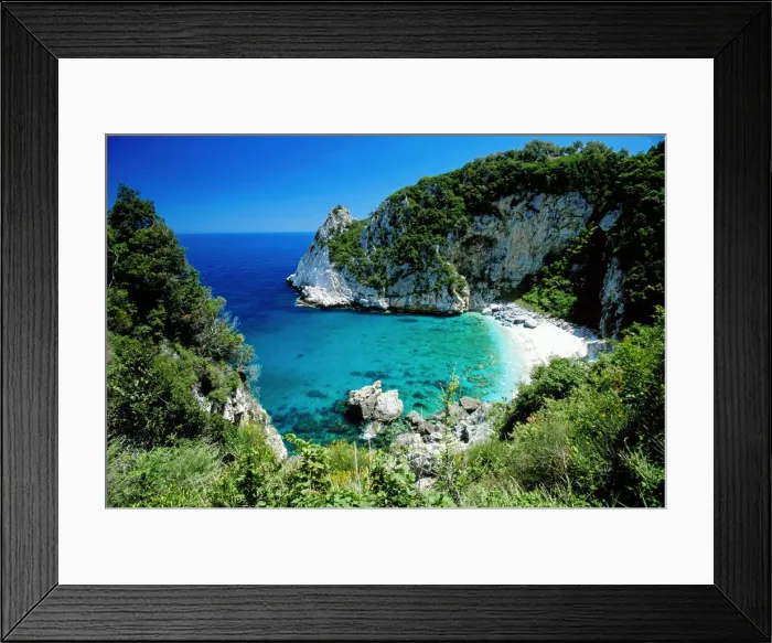 Framed Print : Summer, Fakistra Beach, Pelion, Greece, Europe Framed Print : Summer, Fakistra Beach, Pelion, Greece, Europe