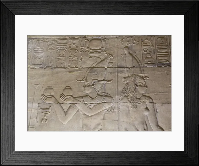 Framed Print : Reliefs in the Sanctuary, Temple of Isis, UNESCO World Heritage Site, Philae Island Framed Print : Reliefs in the Sanctuary, Temple of Isis, UNESCO World Heritage Site, Philae Island