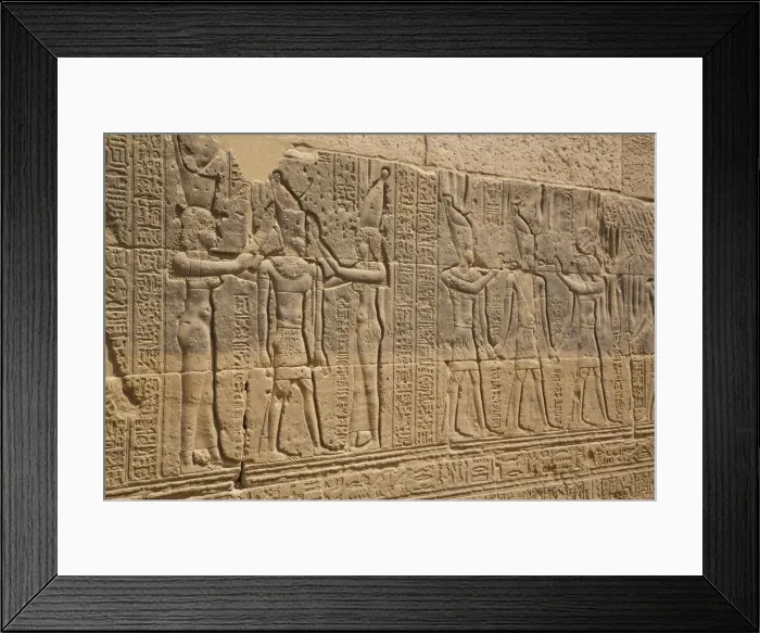 Framed Print : Reliefs, Temple of Arsnuphis, Temple of Isis, UNESCO World Heritage Site, Philae Island Framed Print : Reliefs, Temple of Arsnuphis, Temple of Isis, UNESCO World Heritage Site, Philae Island
