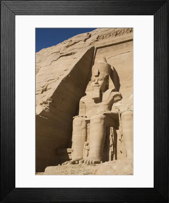Framed Print : Ramses II statue, Ramses II Temple, UNESCO World Heritage Site, Abu Simbel, Nubia, Egypt Framed Print : Ramses II statue, Ramses II Temple, UNESCO World Heritage Site, Abu Simbel, Nubia, Egypt