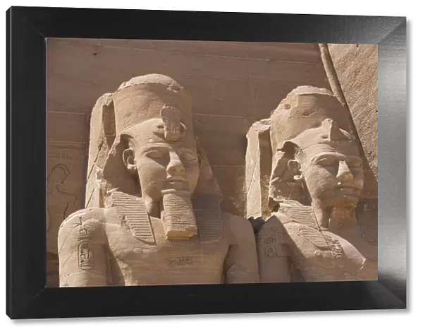 Ramses II statues, Ramses II Temple, UNESCO World Heritage Site, Abu Simbel, Nubia, Egypt