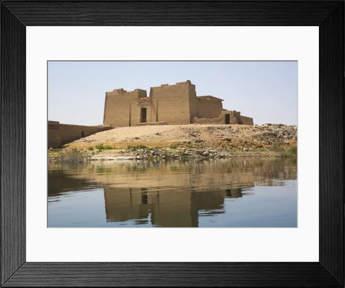 Framed Print : Water Reflection, Temple of Mandulis, Kalabsha, UNESCO World Heritage Site, near Aswan Framed Print : Water Reflection, Temple of Mandulis, Kalabsha, UNESCO World Heritage Site, near Aswan