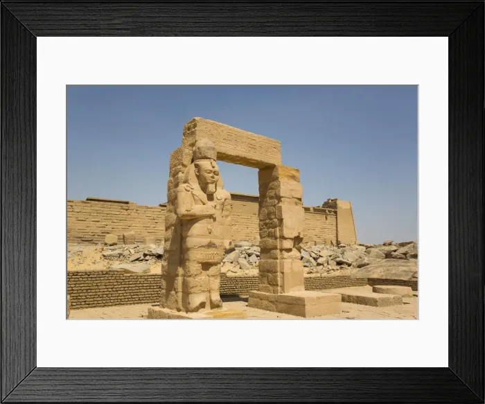 Framed Print : Statue of Ramses II, Garf Hussien Temple, Kalabsha, UNESCO World Heritage Site Framed Print : Statue of Ramses II, Garf Hussien Temple, Kalabsha, UNESCO World Heritage Site