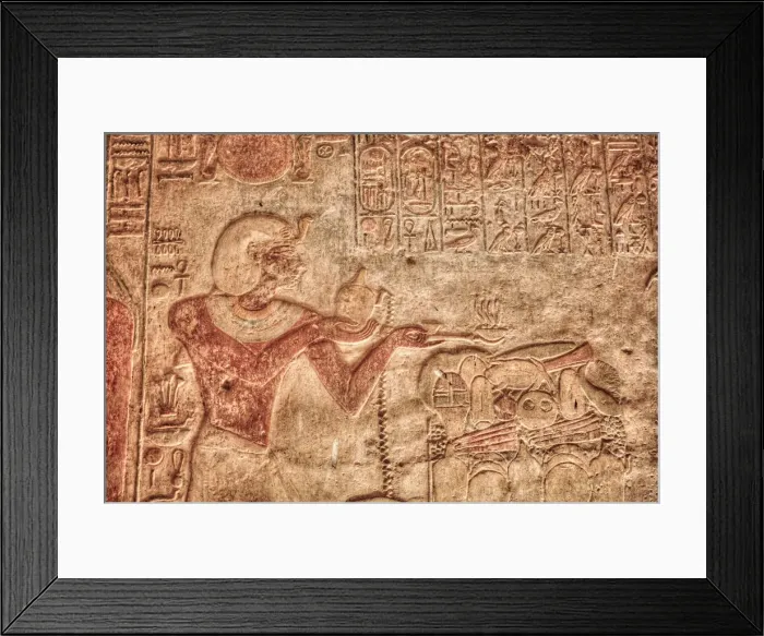 Framed Print : Ramses II, Bas Relief, Beit al-Wali Temple, Kalabsha, UNESCO World Heritage Site Framed Print : Ramses II, Bas Relief, Beit al-Wali Temple, Kalabsha, UNESCO World Heritage Site
