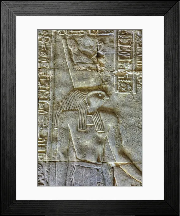 Framed Print : The God Horus, Bas Relief, Sanctuary of Horus, Temple of Horus, Edfu, Egypt, North Africa Framed Print : The God Horus, Bas Relief, Sanctuary of Horus, Temple of Horus, Edfu, Egypt, North Africa