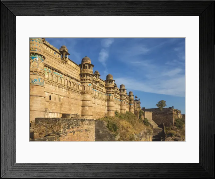 Framed Print : Man Singh Palace, Gwalior Fort, Gwalior, Madhya Pradesh, India, Asia Framed Print : Man Singh Palace, Gwalior Fort, Gwalior, Madhya Pradesh, India, Asia