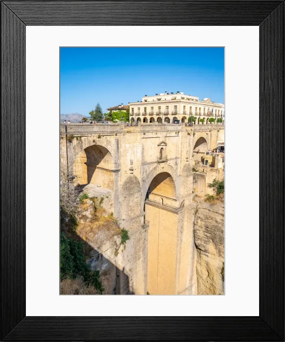 Framed Print : Puente Nuevo (New Bridge), the tallest of the three bridges in Ronda crossing Framed Print : Puente Nuevo (New Bridge), the tallest of the three bridges in Ronda crossing