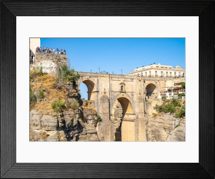 Framed Print : Puente Nuevo (New Bridge), the tallest of the three bridges in Ronda crossing Framed Print : Puente Nuevo (New Bridge), the tallest of the three bridges in Ronda crossing