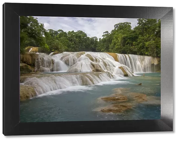 Waterfalls, Agua Azul, Chiapas, Mexico, North America