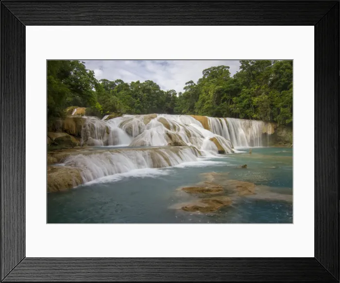 Framed Print : Waterfalls, Agua Azul, Chiapas, Mexico, North America Framed Print : Waterfalls, Agua Azul, Chiapas, Mexico, North America