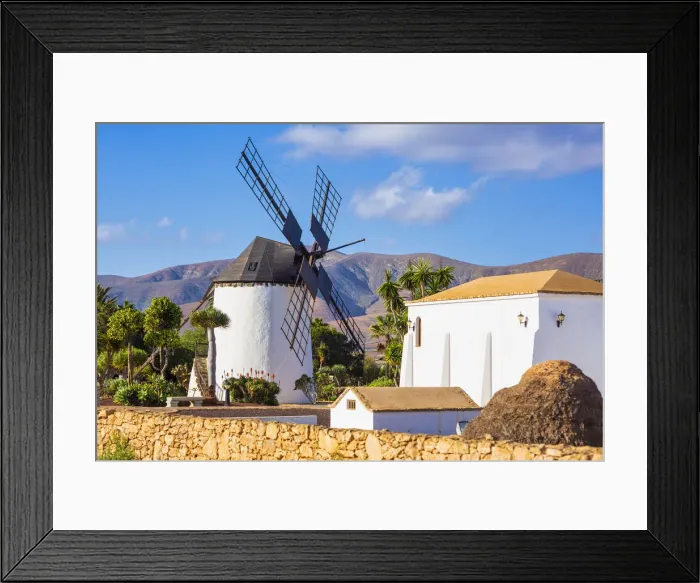 Framed Print : Molino de Antigua, traditional windmill, Antigua, Fuerteventura, Canary Islands, Spain Framed Print : Molino de Antigua, traditional windmill, Antigua, Fuerteventura, Canary Islands, Spain