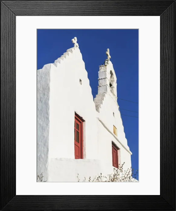 Framed Print : Greek Orthodox chapel, Mykonos Town, Mykonos, Cyclades Islands, Greek Islands, Greece Framed Print : Greek Orthodox chapel, Mykonos Town, Mykonos, Cyclades Islands, Greek Islands, Greece