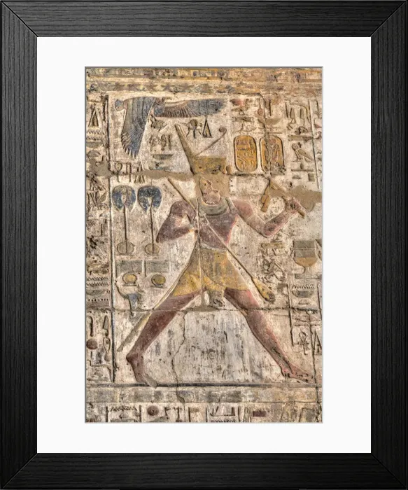 Framed Print : Pharaoh, Bas Reliefs, Sanctuary, Luxor Temple, UNESCO World Heritage Site, Luxor, Thebes Framed Print : Pharaoh, Bas Reliefs, Sanctuary, Luxor Temple, UNESCO World Heritage Site, Luxor, Thebes