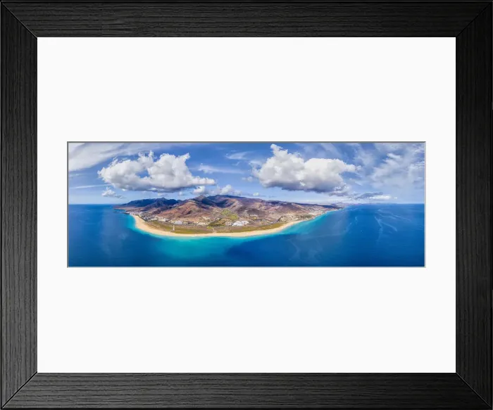 Framed Print : Jandia Peninsula, Morro Jable and Playa del Matorral, Fuerteventura, Canary Islands Framed Print : Jandia Peninsula, Morro Jable and Playa del Matorral, Fuerteventura, Canary Islands
