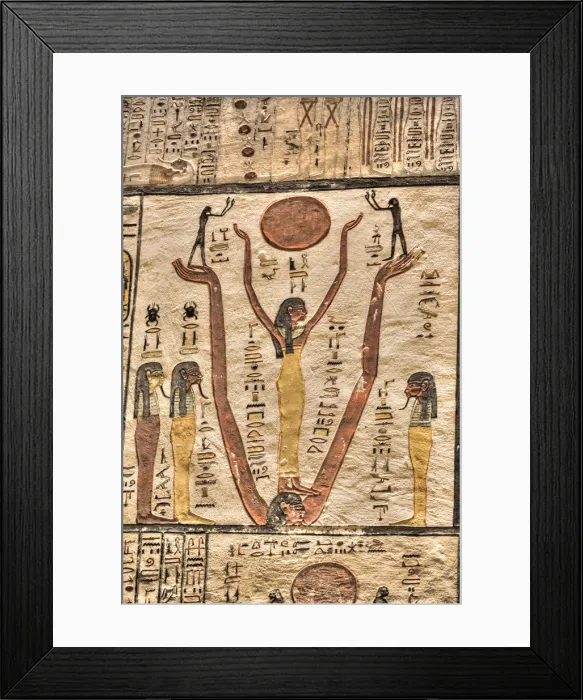Framed Print : Reliefs, Tomb of Ramses V and VI, KV9, Valley of the Kings, UNESCO World Heritage Site Framed Print : Reliefs, Tomb of Ramses V and VI, KV9, Valley of the Kings, UNESCO World Heritage Site