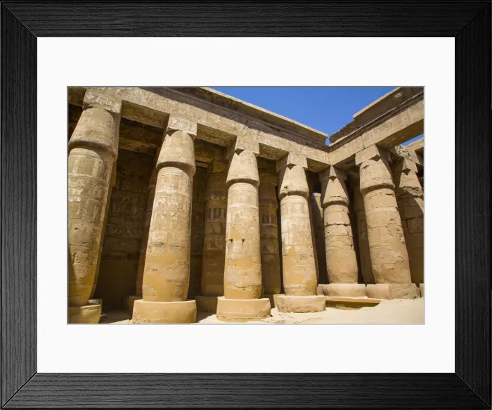 Framed Print : Columns, Temple of Khonsu, Karnak Temple Complex, UNESCO World Heritage Site, Luxor Framed Print : Columns, Temple of Khonsu, Karnak Temple Complex, UNESCO World Heritage Site, Luxor