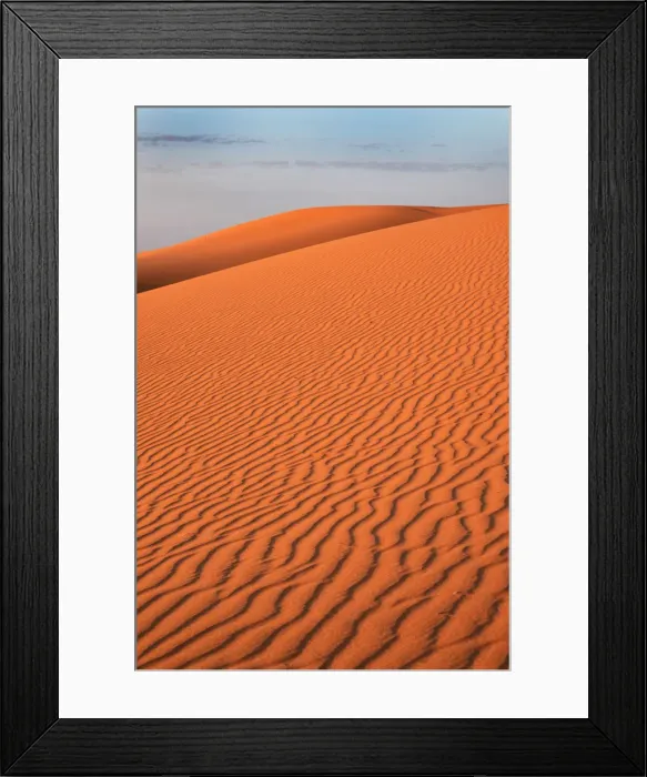 Framed Print : Desert sand ripples, Morocco, North Africa, Africa Framed Print : Desert sand ripples, Morocco, North Africa, Africa