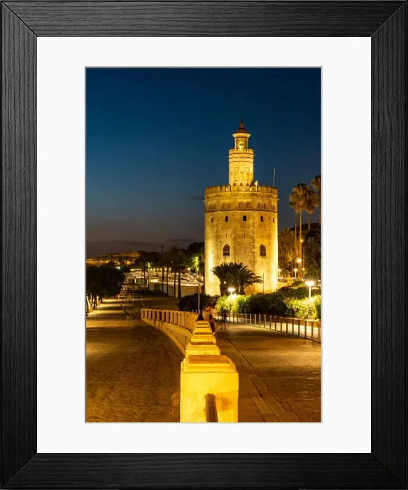 Framed Print : Sunset at Torre del Oro (Tower of Gold), a watchtower on the bank of the Guadalquivir Framed Print : Sunset at Torre del Oro (Tower of Gold), a watchtower on the bank of the Guadalquivir