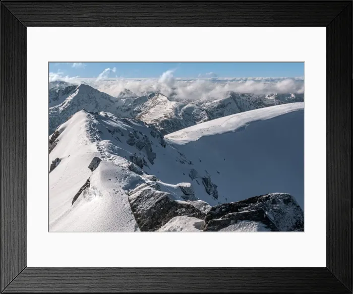 Framed Print : Sgurr a Bhealaich Dheirg, the highest and finest Munro on the Brothers Ridge Framed Print : Sgurr a Bhealaich Dheirg, the highest and finest Munro on the Brothers Ridge