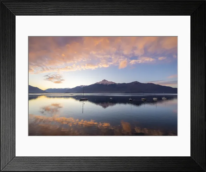 Framed Print : Clouds at sunrise mirrored in Lake Como, Domaso, Lombardy, Italian Lakes, Italy, Europe Framed Print : Clouds at sunrise mirrored in Lake Como, Domaso, Lombardy, Italian Lakes, Italy, Europe
