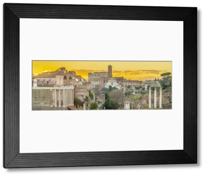 Framed Print : Forum at sunrise, UNESCO World Heritage Site, Rome, Lazio, Italy, Europe Framed Print : Forum at sunrise, UNESCO World Heritage Site, Rome, Lazio, Italy, Europe