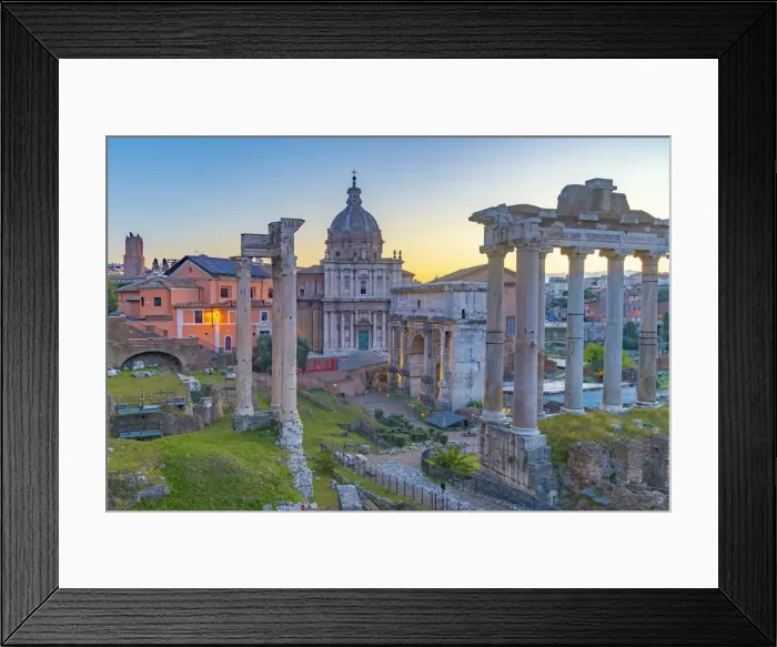 Framed Print : Church of Santi Luca e Martina and Septimius Severus Arch (Arco di Settimio Severo) Framed Print : Church of Santi Luca e Martina and Septimius Severus Arch (Arco di Settimio Severo)