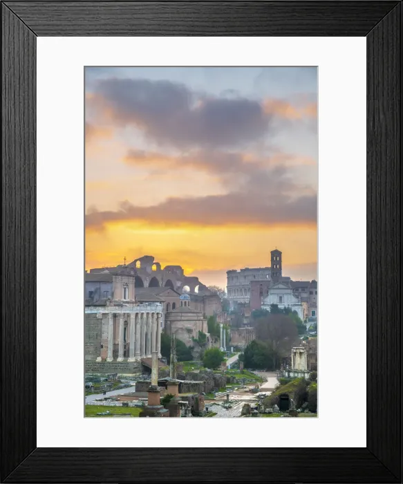 Framed Print : Forum at sunrise, UNESCO World Heritage Site, Rome, Lazio, Italy, Europe Framed Print : Forum at sunrise, UNESCO World Heritage Site, Rome, Lazio, Italy, Europe