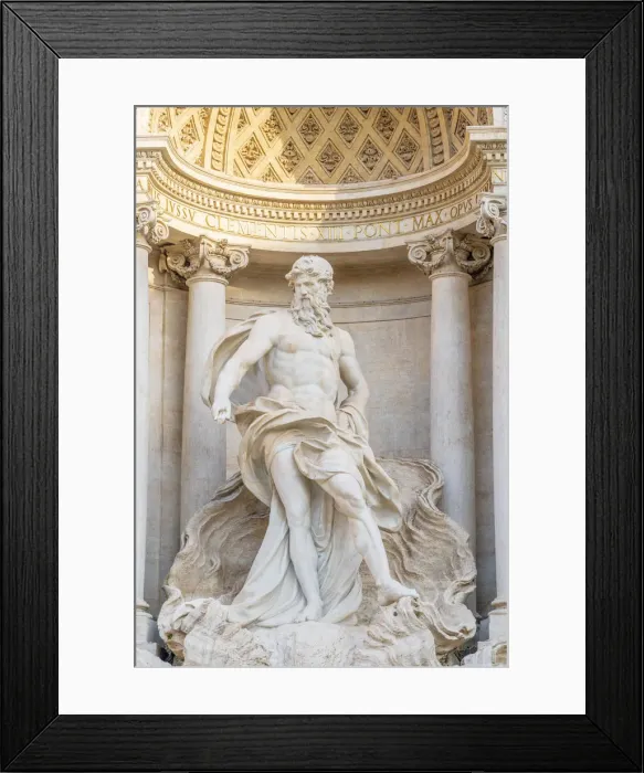 Framed Print : Trevi Fountain, Oceanus statue, Rome, Lazio, Italy, Europe Framed Print : Trevi Fountain, Oceanus statue, Rome, Lazio, Italy, Europe
