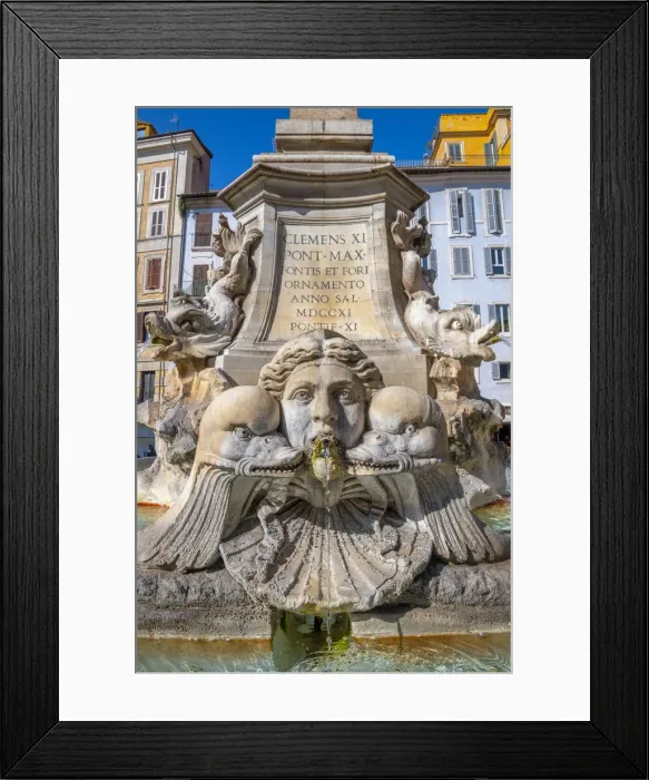 Framed Print : Piazza della Rotunda, Fontana del Pantheon, Pigna, Rome, Lazio, Italy, Europe Framed Print : Piazza della Rotunda, Fontana del Pantheon, Pigna, Rome, Lazio, Italy, Europe
