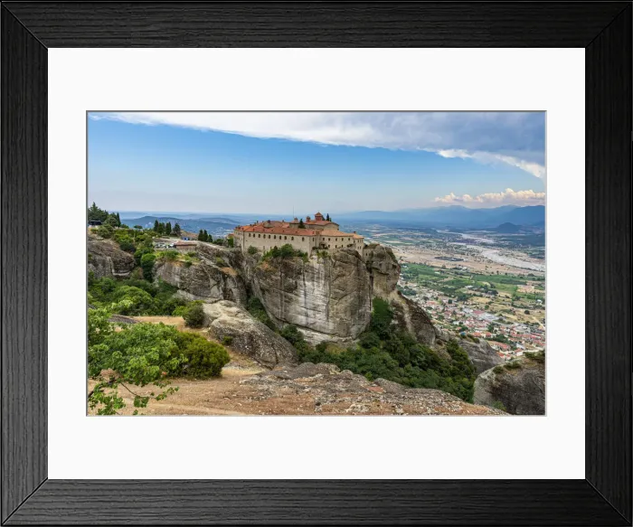 Framed Print : Holy Monastery of St. Stephen, UNESCO World Heritage Site, Meteora Monasteries, Greece Framed Print : Holy Monastery of St. Stephen, UNESCO World Heritage Site, Meteora Monasteries, Greece