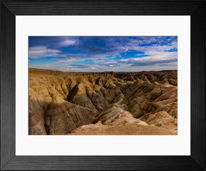 Framed Print : Breathtaking views in the Badlands, South Dakota, United States of America, North America Framed Print : Breathtaking views in the Badlands, South Dakota, United States of America, North America