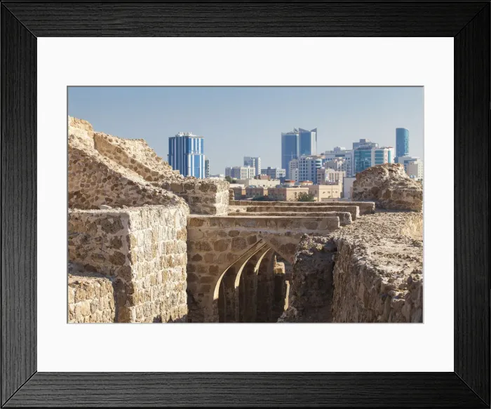 Framed Print : Bahrain Fort, Manama, Bahrain, Middle East Framed Print : Bahrain Fort, Manama, Bahrain, Middle East