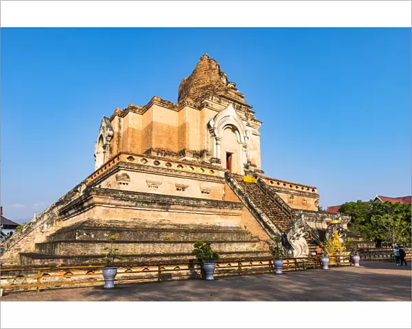 Wat Chedi Luang, Chiang Mai, Northern Thailand, Thailand, Southeast Asia, Asia