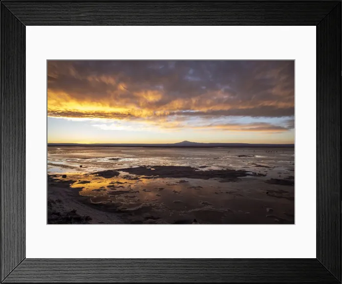 Framed Print : Sunset at Llano de Solaren, Los Flamencos National Reserve, Antofagasta Region, Chile Framed Print : Sunset at Llano de Solaren, Los Flamencos National Reserve, Antofagasta Region, Chile