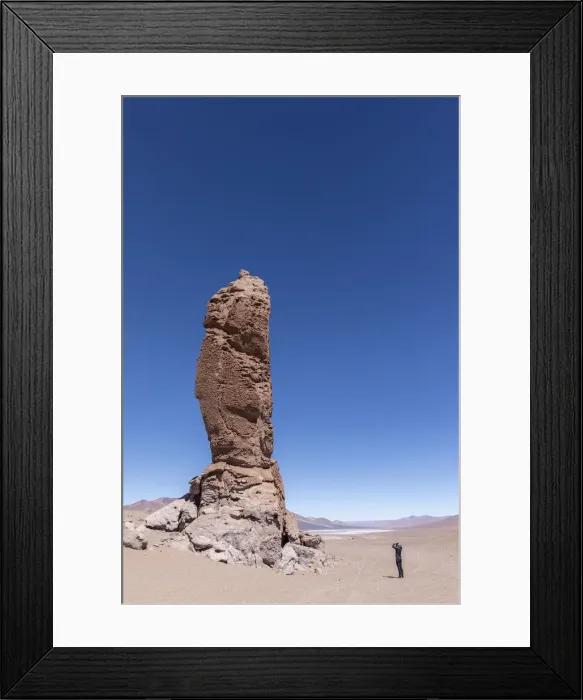 Framed Print : Stone formation at Salar de Tara y Aguas Calientes I, Los Flamencos National Reserve Framed Print : Stone formation at Salar de Tara y Aguas Calientes I, Los Flamencos National Reserve