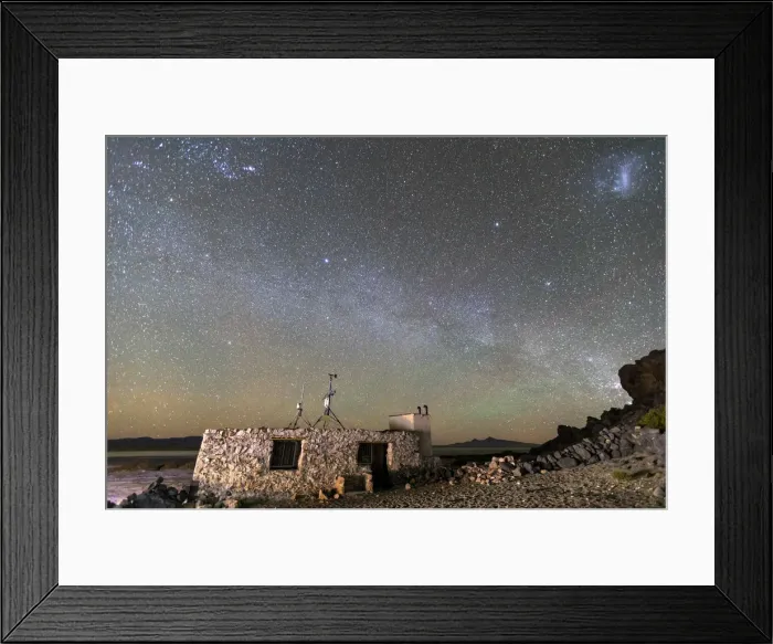 Framed Print : Milky Way over Salar de Tara y Aguas Calientes I, Los Flamencos National Reserve Framed Print : Milky Way over Salar de Tara y Aguas Calientes I, Los Flamencos National Reserve