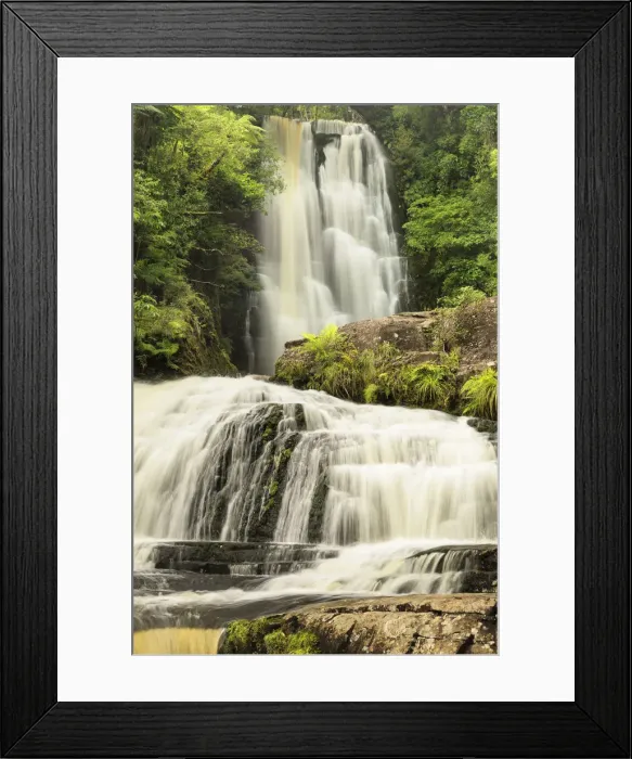 Framed Print : McLean Falls, McLean Falls Walk, The Catlins, Otago, South Island, New Zealand, Pacific Framed Print : McLean Falls, McLean Falls Walk, The Catlins, Otago, South Island, New Zealand, Pacific