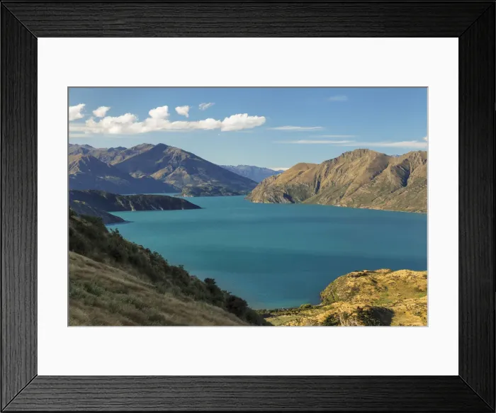 Framed Print : Lake Wanaka from Roys Peak Track, Mount-Aspiring National Park Framed Print : Lake Wanaka from Roys Peak Track, Mount-Aspiring National Park