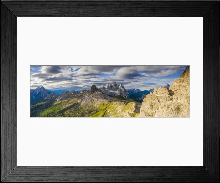 Framed Print : Clouds over Becco di Mezzodi, Monte Pelmo and Antelao, aerial view, Dolomites Framed Print : Clouds over Becco di Mezzodi, Monte Pelmo and Antelao, aerial view, Dolomites